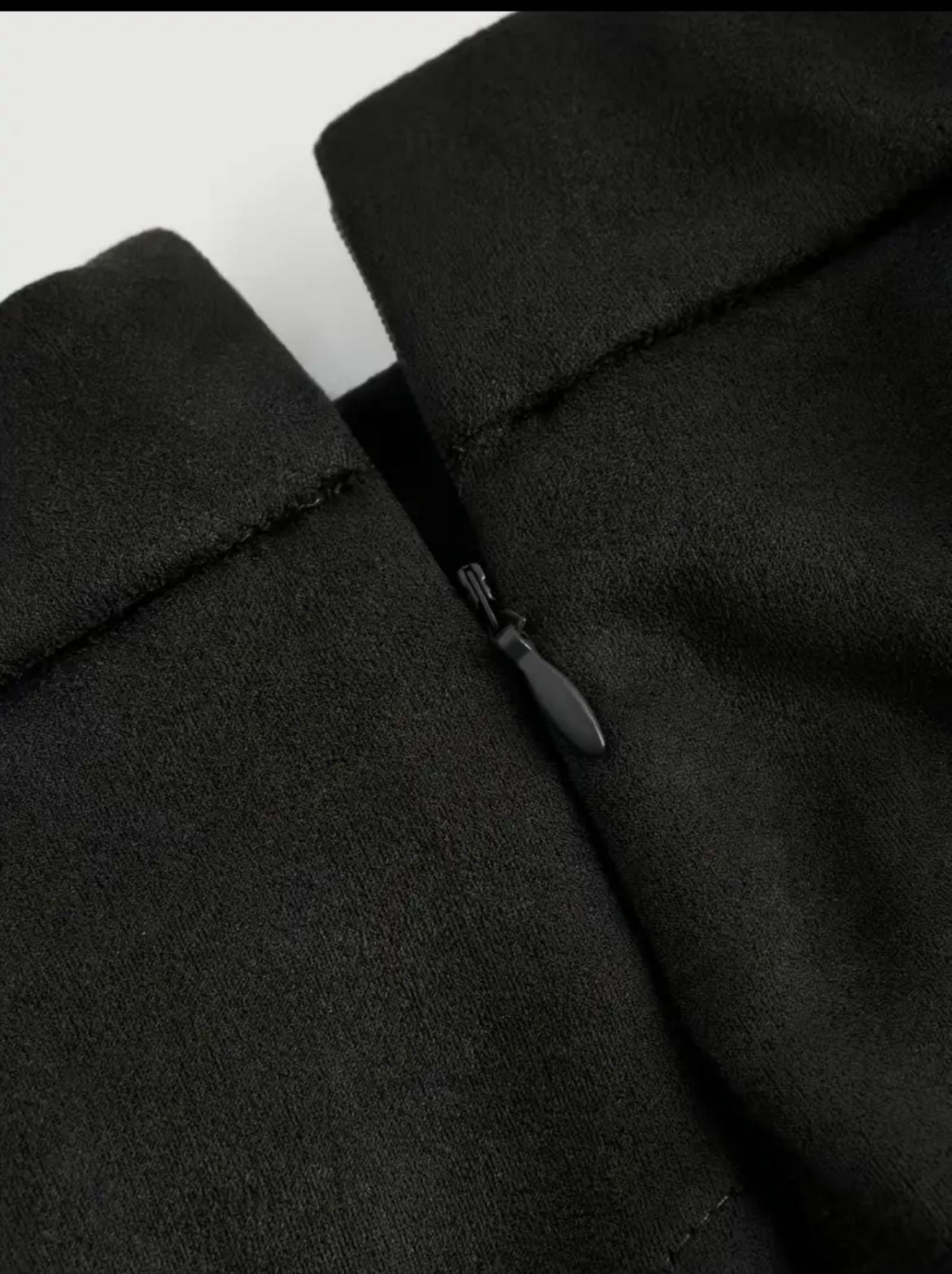 Pollera flecos black