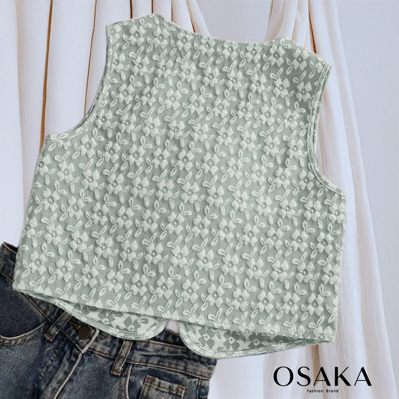 Chaleco con textura